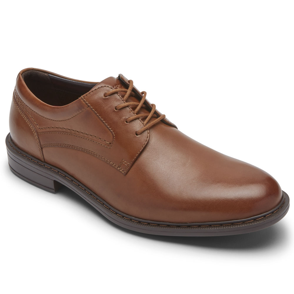 Rockport Oxfords For Mens Brown - Parsons Plain Toe - AF8213795